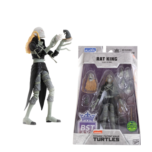 Teenage Mutant Ninja Turtles (comics) - Rat King (Glow) 5" BST AXN Action Figure (Wave 2) - The Loyal Subjects