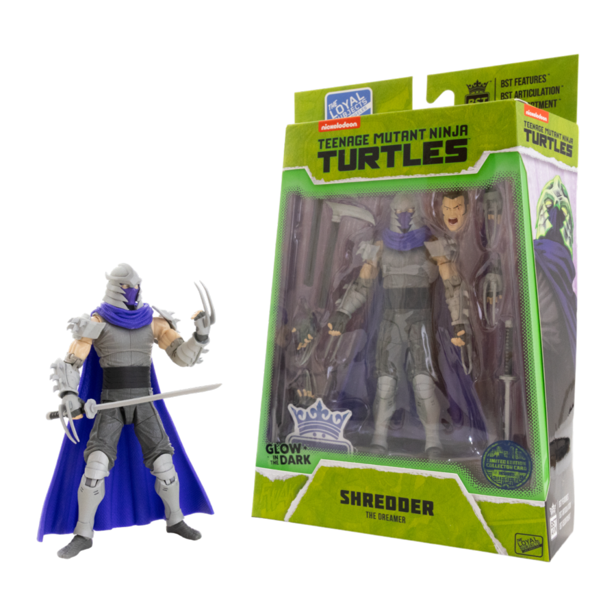 Teenage Mutant Ninja Turtles - Shredder "The Dreamer" BST AXN 1:15 Scale Glow Action Figure - The Loyal Subjects - Action Figure - Image - Pop Weasel