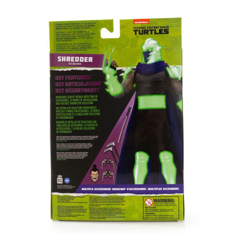 Image Pop Weasel - Image 8 of Teenage Mutant Ninja Turtles - Shredder \"The Dreamer\" BST AXN 1:15 Scale Glow Action Figure - The Loyal Subjects - Action Figure - Image - Pop Weasel