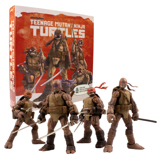 Teenage Mutant Ninja Turtles (Comics) - Zombie Turtles 5" BST AXN Action Figures 4-Pack (Wave 1) - The Loyal Subjects