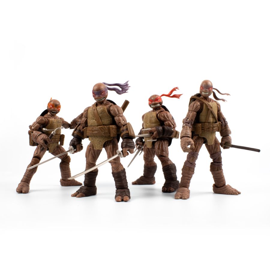 Image Pop Weasel - Image 2 of Teenage Mutant Ninja Turtles (Comics) - Zombie Turtles 5\" BST AXN Action Figures 4-Pack (Wave 1) - The Loyal Subjects - Action Figure - Image - Pop Weasel