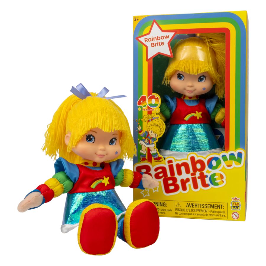 Image Pop Weasel - Image 3 of Rainbow Brite - Rainbow Brite 12\" Threaded Hair Plush Doll - The Loyal Subjects