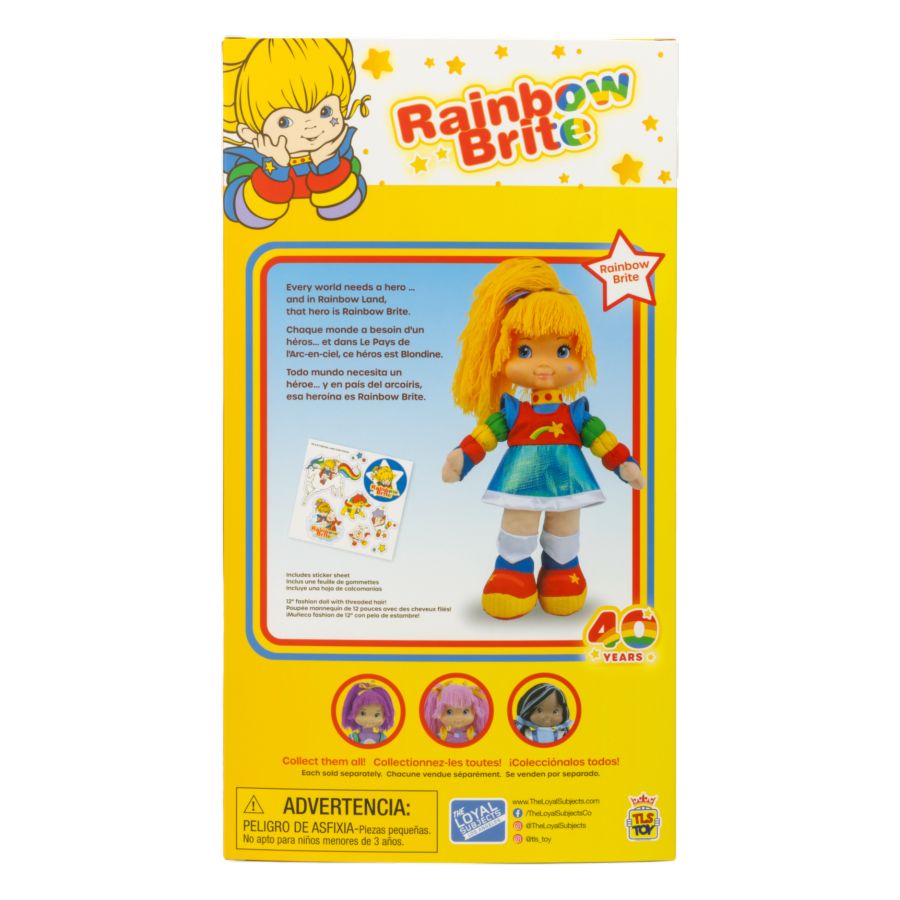 Image Pop Weasel - Image 5 of Rainbow Brite - Rainbow Brite 12\" Threaded Hair Plush Doll - The Loyal Subjects