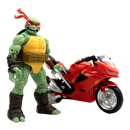 Pop Weasel Image of Teenage Mutant Ninja Turtles (comics) - Raphael Ninja with Red Motorcycle BST AXN Figure - The Loyal Subjects