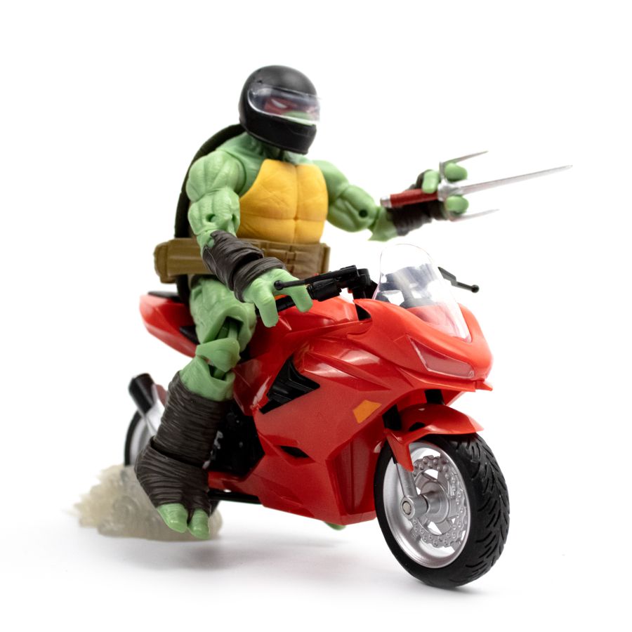 Pop Weasel - Image 2 of Teenage Mutant Ninja Turtles (comics) - Raphael Ninja with Red Motorcycle BST AXN Figure - The Loyal Subjects - Statue - Image - Pop Weasel