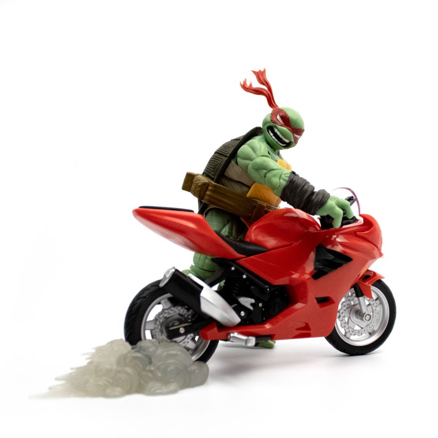 Pop Weasel - Image 3 of Teenage Mutant Ninja Turtles (comics) - Raphael Ninja with Red Motorcycle BST AXN Figure - The Loyal Subjects - Statue - Image - Pop Weasel