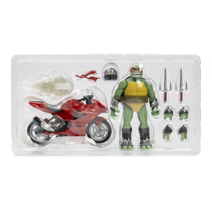 Pop Weasel - Image 5 of Teenage Mutant Ninja Turtles (comics) - Raphael Ninja with Red Motorcycle BST AXN Figure - The Loyal Subjects - Statue - Image - Pop Weasel