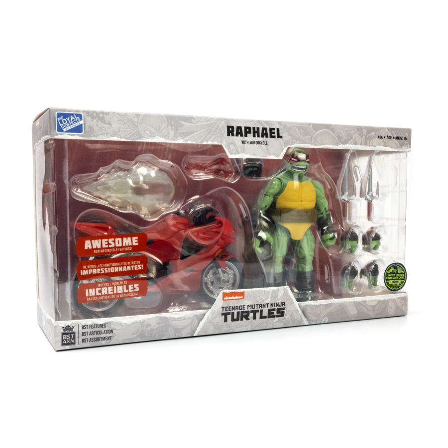 Pop Weasel - Image 6 of Teenage Mutant Ninja Turtles (comics) - Raphael Ninja with Red Motorcycle BST AXN Figure - The Loyal Subjects - Statue - Image - Pop Weasel