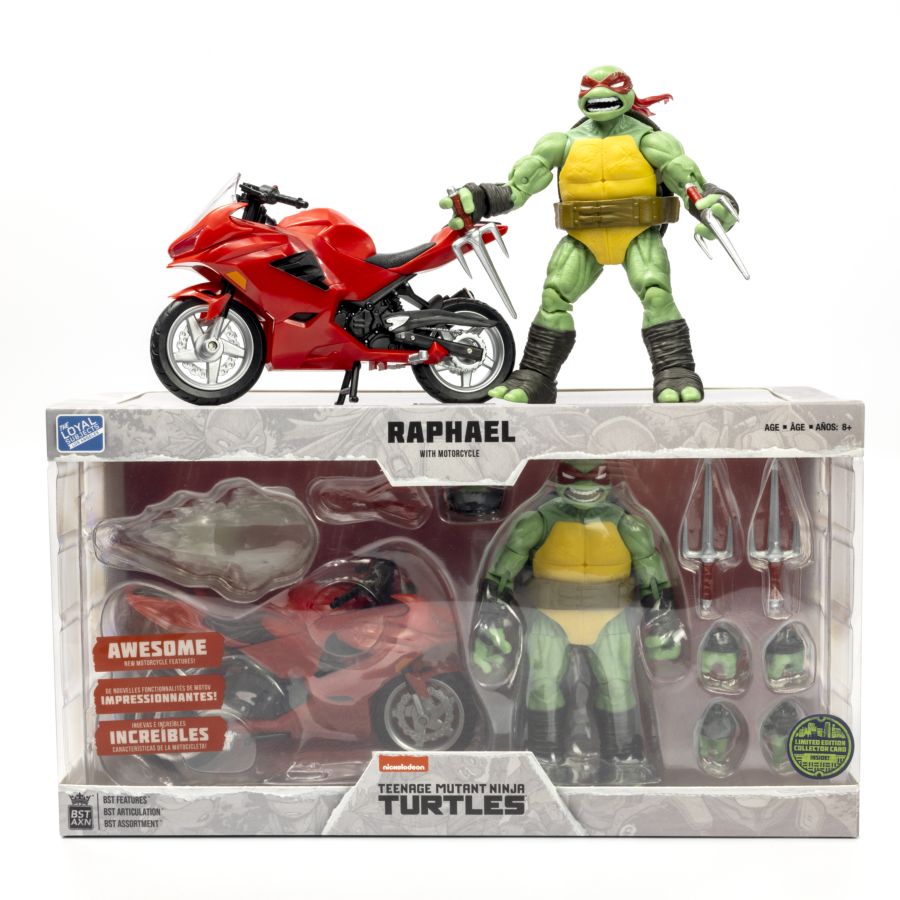 Pop Weasel - Image 7 of Teenage Mutant Ninja Turtles (comics) - Raphael Ninja with Red Motorcycle BST AXN Figure - The Loyal Subjects - Statue - Image - Pop Weasel