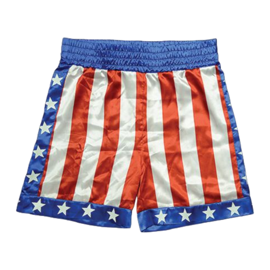 Pop Weasel Image of Rocky - Apollo Creed Boxing Trunks - Trick Or Treat Studios