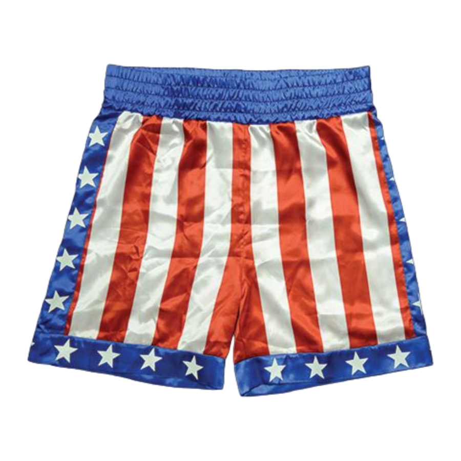 Pop Weasel Image of Rocky - Apollo Creed Boxing Trunks - Trick Or Treat Studios - Replica - Image - Pop Weasel