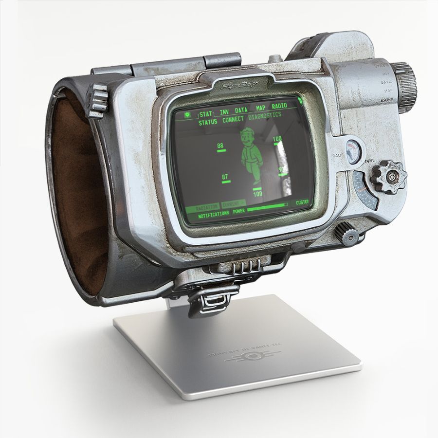 Image Pop Weasel - Image 2 of Fallout (TV) - Pip-Boy 3000 Mk V Die-Cast Replica - The Wand Company - Replica - Image - Pop Weasel