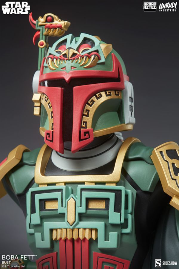 Pop Weasel - Image 7 of Star Wars - Boba Fett Bust by Jesse Hernandez - Unruly Industries - Statue - Image - Pop Weasel