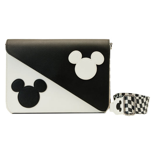 Disney - Mickey Y2K Black & White Crossbody - Loungefly