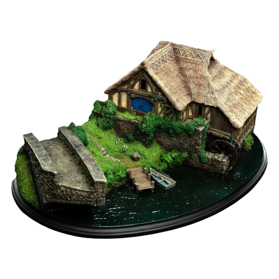 Pop Weasel Image of The Hobbit - Sandyman's Mill and Bridge in Hobbiton Diorama - Weta - Statue - Image - Pop Weasel