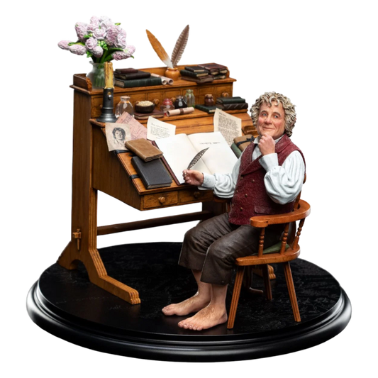 Pop Weasel Image of The Lord of the Rings - Bilbo Baggins at his desk Classic Series 1:6 Scale Statue - Weta