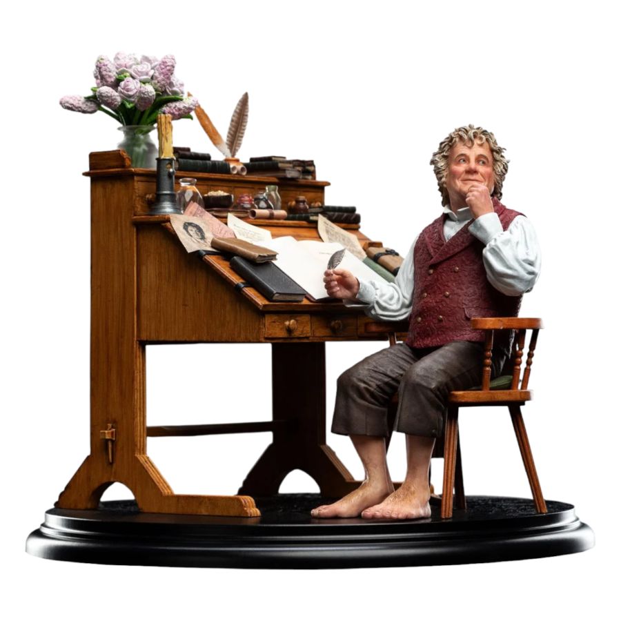 Pop Weasel - Image 2 of The Lord of the Rings - Bilbo Baggins at his desk Classic Series 1:6 Scale Statue - Weta - Statue - Image - Pop Weasel