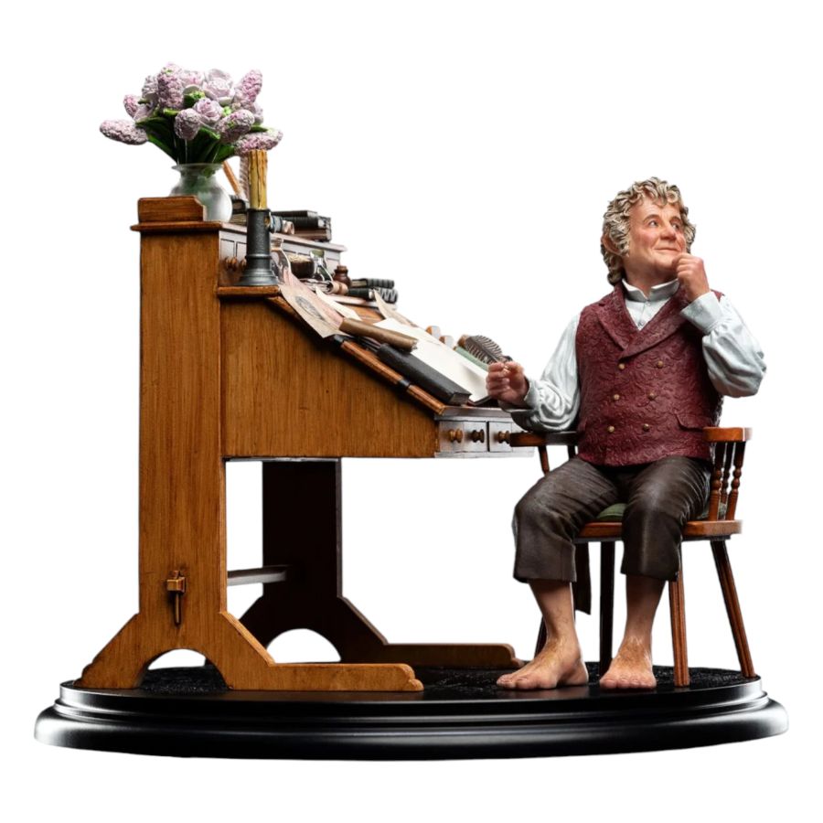 Pop Weasel - Image 3 of The Lord of the Rings - Bilbo Baggins at his desk Classic Series 1:6 Scale Statue - Weta - Statue - Image - Pop Weasel