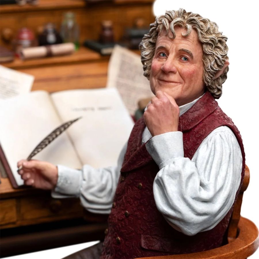 Pop Weasel - Image 7 of The Lord of the Rings - Bilbo Baggins at his desk Classic Series 1:6 Scale Statue - Weta - Statue - Image - Pop Weasel