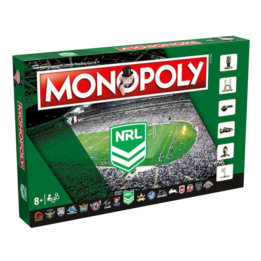 Monopoly - NRL Edition - Winning Moves - Board Game - Image - Pop Weasel