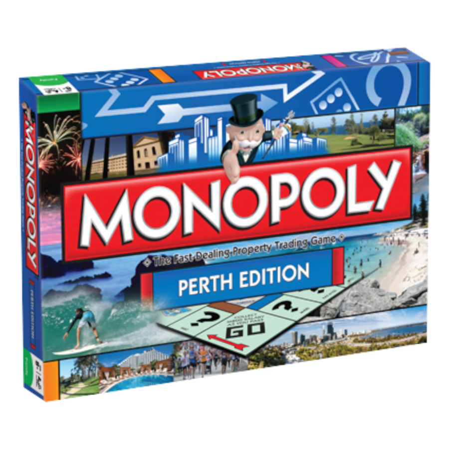 Pop Weasel Image of Monopoly - Perth Edition - Winning Moves - Board Games - Image - Pop Weasel