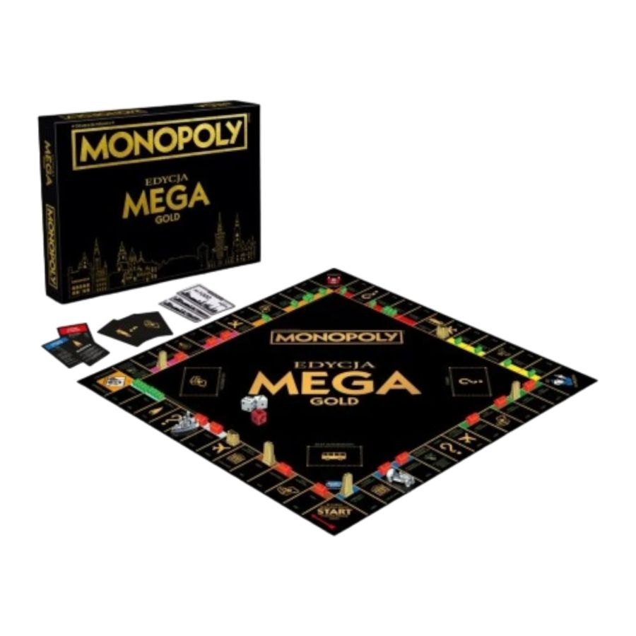 Image Pop Weasel - Image 2 of Monopoly - Mega GOLD Edition - Winning Moves - Board Game - Image - Pop Weasel