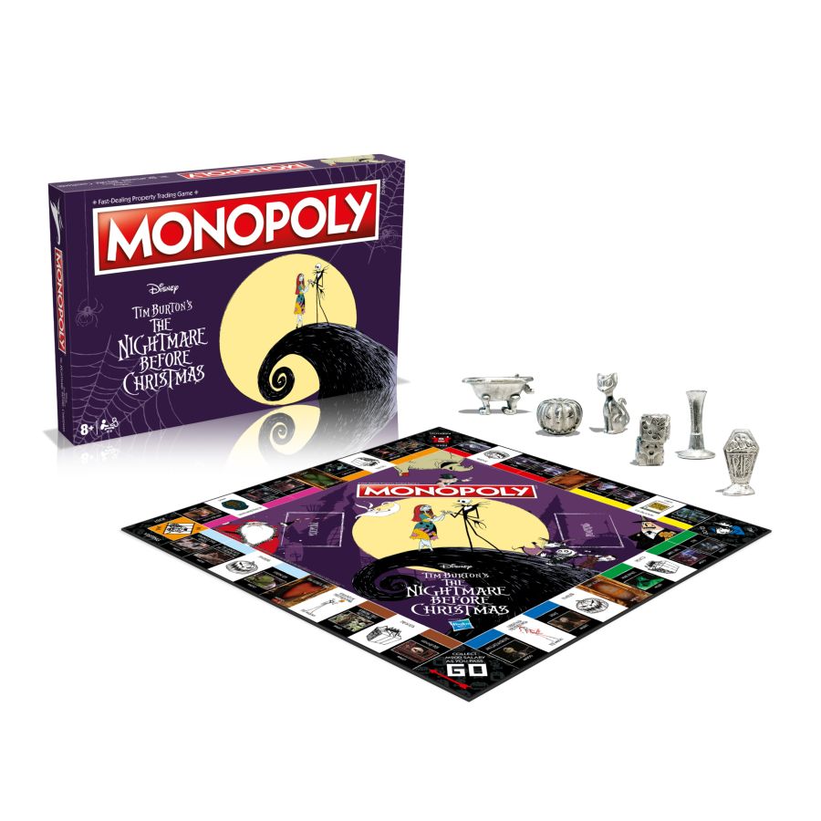 Image Pop Weasel - Image 2 of Monopoly - The Nightmare Before Christmas 2 Edition - Winning Moves - Board Game - Image - Pop Weasel