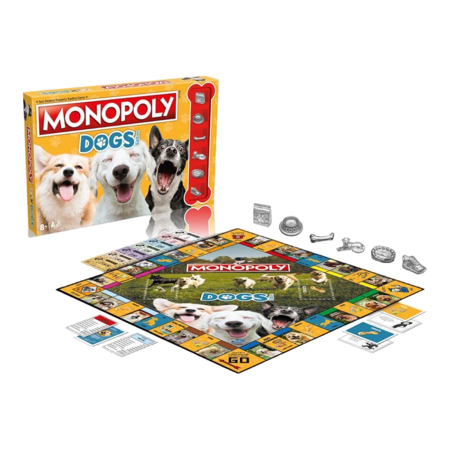 Pop Weasel - Image 2 of Monopoly - Dogs Edition - Winning Moves - Board Games - Image - Pop Weasel