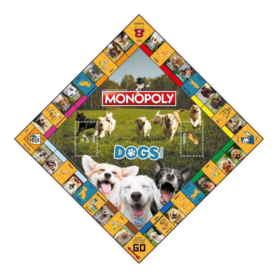 Pop Weasel - Image 3 of Monopoly - Dogs Edition - Winning Moves - Board Games - Image - Pop Weasel