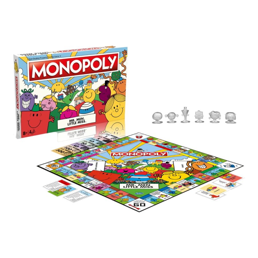 Image Pop Weasel - Image 2 of Monopoly - Mr Men & Little Miss Edition - Winning Moves - Board Game - Image - Pop Weasel