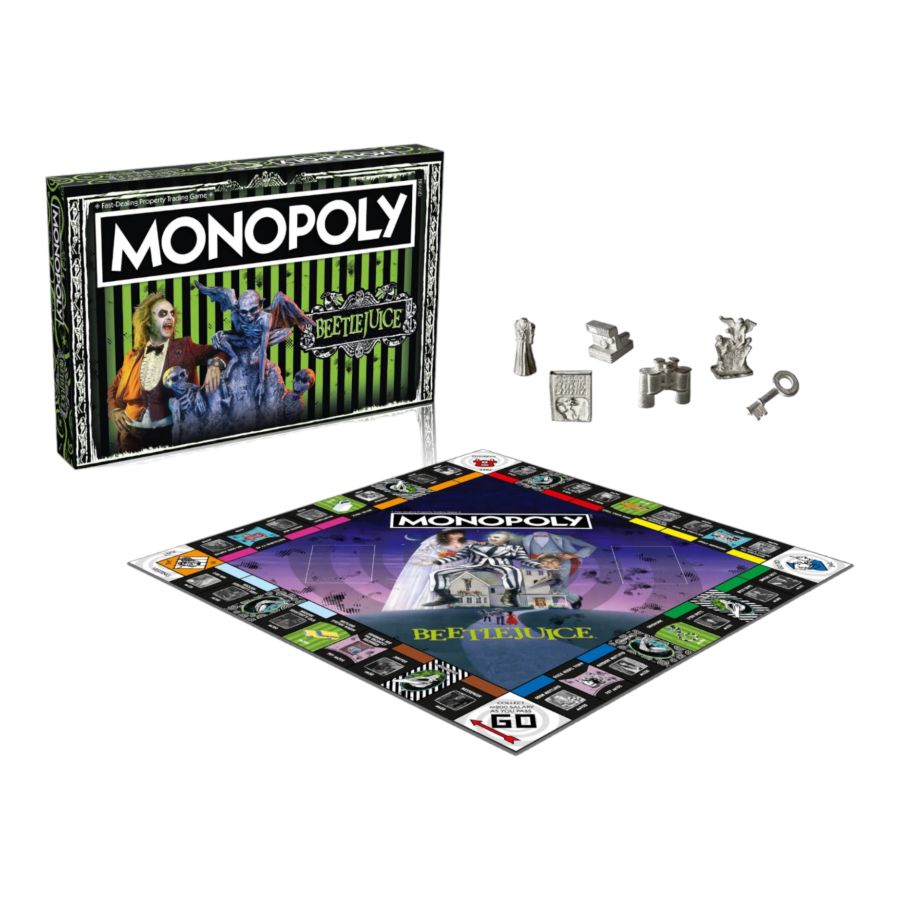 Image Pop Weasel - Image 2 of Monopoly - Beetlejuice Edition - Winning Moves - Board Game - Image - Pop Weasel