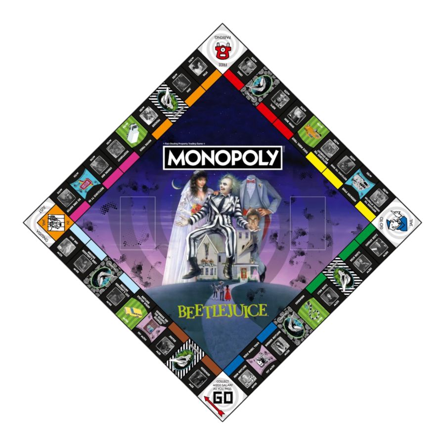 Image Pop Weasel - Image 3 of Monopoly - Beetlejuice Edition - Winning Moves - Board Game - Image - Pop Weasel