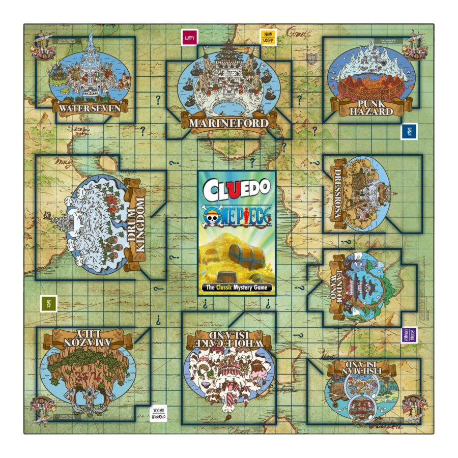 Image Pop Weasel - Image 4 of Cluedo - One Piece Edition - Winning Moves - Board Game - Image - Pop Weasel