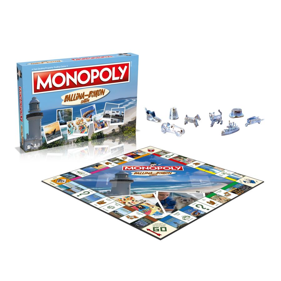 Image Pop Weasel - Image 2 of Monopoly: Ballina - Byron Bay Edition - Winning Moves - Board Games - Image - Pop Weasel