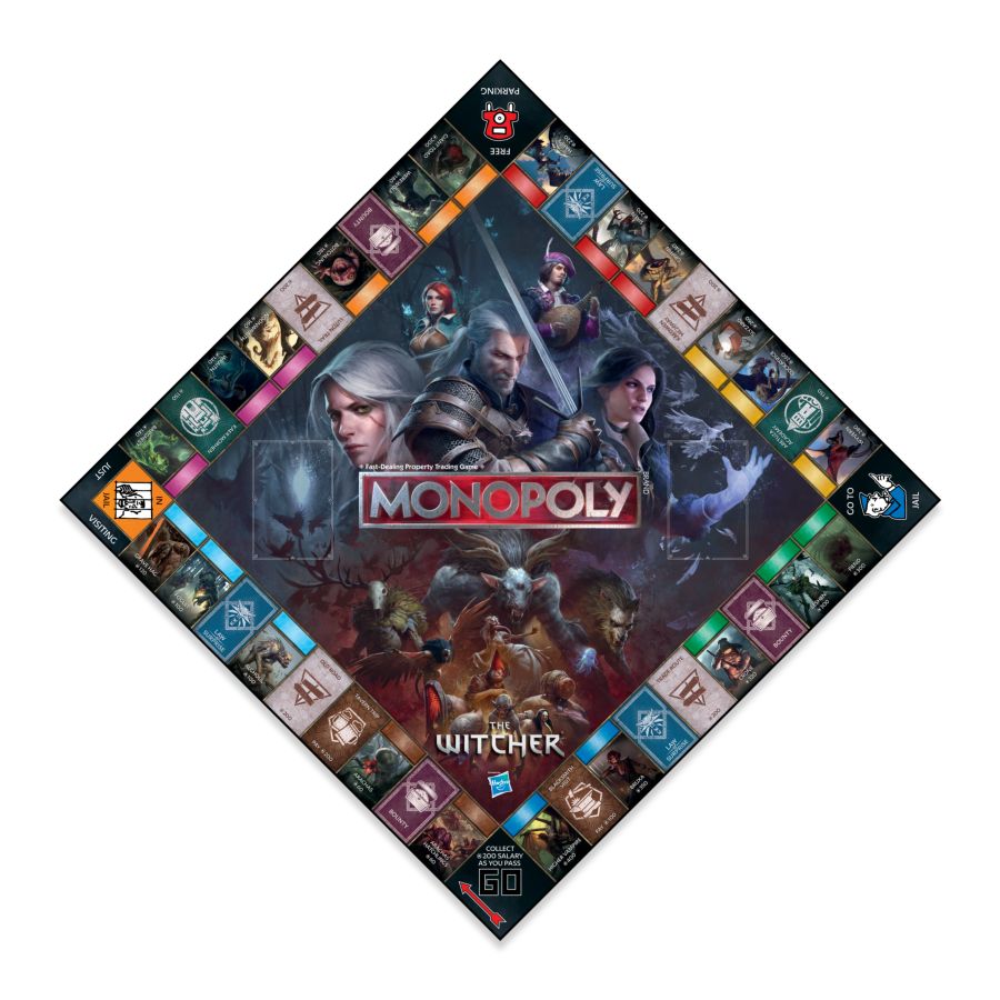 Image Pop Weasel - Image 3 of Monopoly - The Witcher Edition - Winning Moves - Board Game - Image - Pop Weasel