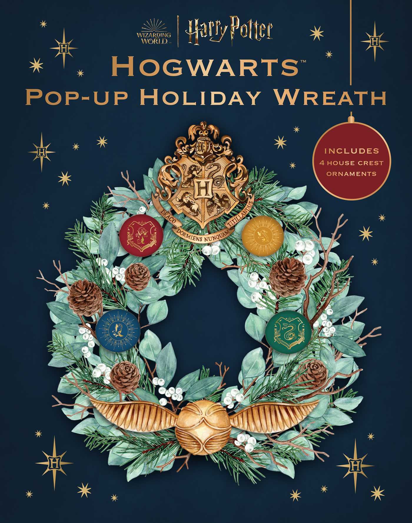 Pop Weasel Image of Harry Potter: Hogwarts Pop-Up Holiday Wreath