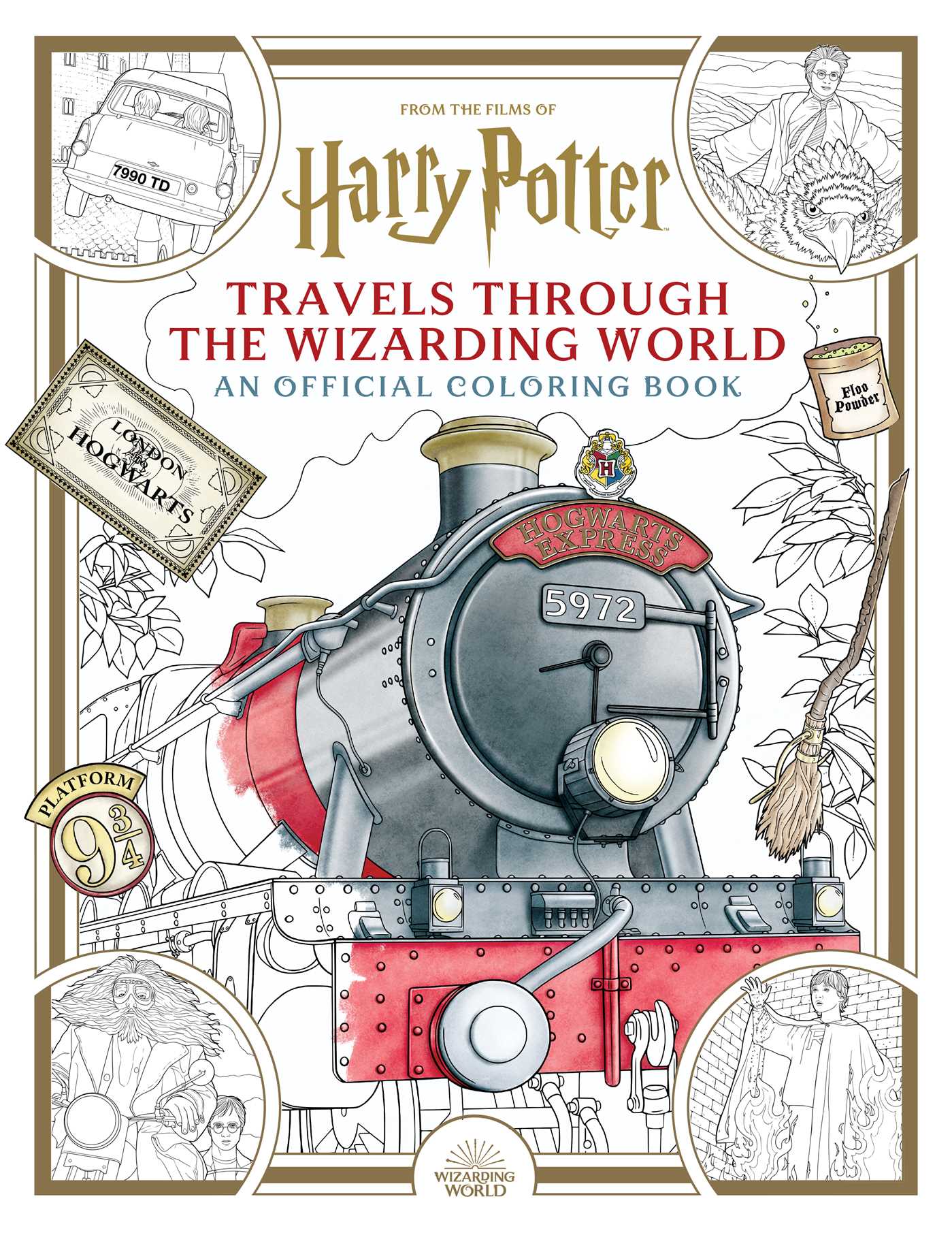 Pop Weasel Image of Harry Potter: Travels Through the Wizarding World: An Official Coloring Book