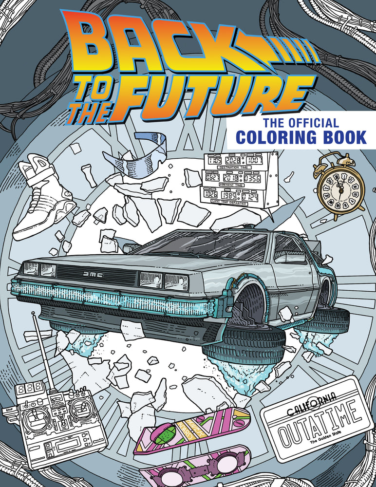 Pop Weasel Image of Back to the Future: The Official Coloring Book - Colouring Book - Image - Pop Weasel