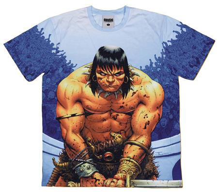 Conan Fighting Pits T-shirt L - Image - Comics - Image - Pop Weasel