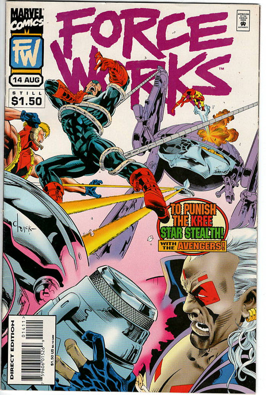 Pre-Owned - Force Works #14  (August 1995) Scanned Image Pop Weasel Pre-Owned Comics