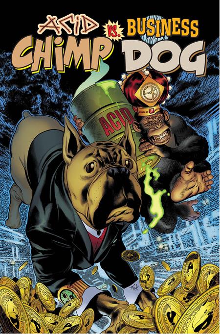 Acid Chimp Vs Business Dog #1  | One Shot  A Steve Pugh image