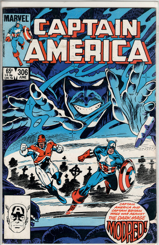 Pre-Owned - Captain America #306  (June 1985) Scanned Image Pop Weasel Pre-Owned Comics