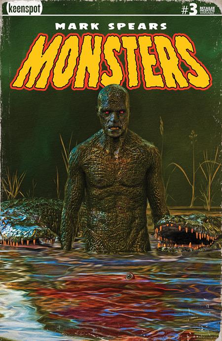 Mark Spears Monsters #3 Second Printing Cvr B Inc 1:20 Mark Spears Swamp Things Var (free) - Image
