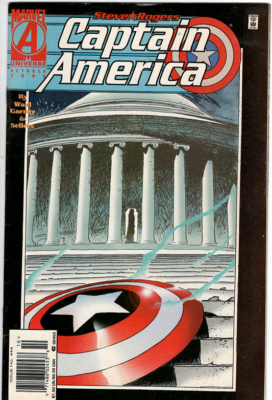 Pre-Owned - Captain America #444  (October 1995) Scanned Image Pop Weasel Pre-Owned Comics