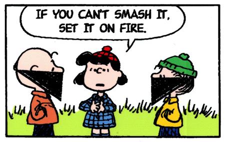 If You Can't Smash It Set It On Fire Sticker - Image