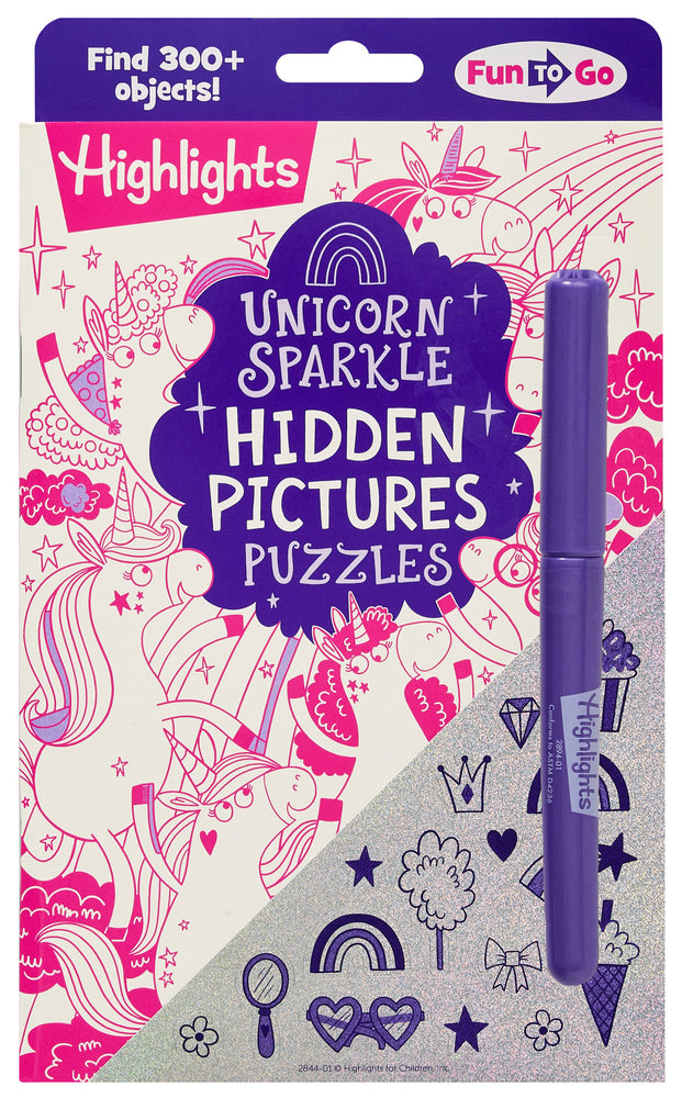 Unicorn Sparkle Hidden Pictures Puzzles image - Children/Young Adult - Image - Pop Weasel