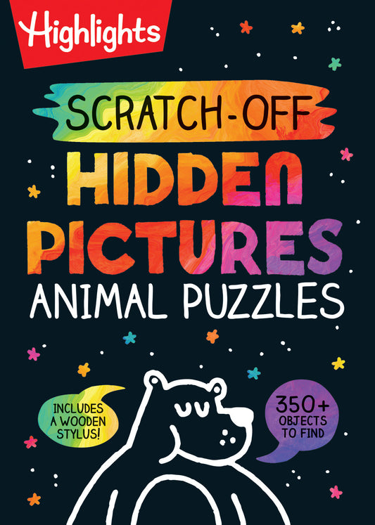 Scratch-Off Hidden Pictures Animal Puzzles image