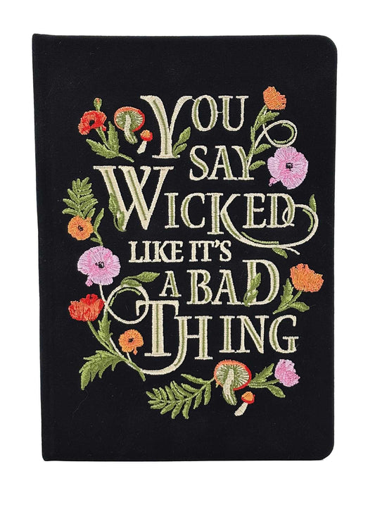 Wicked Embroidered Journal image