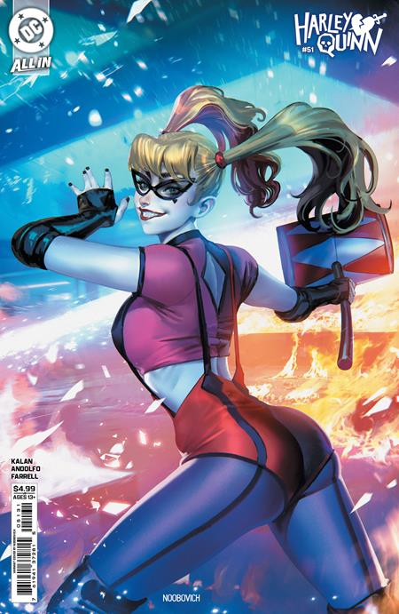 Harley Quinn #51  C Noobovich Card Stock Var - Image