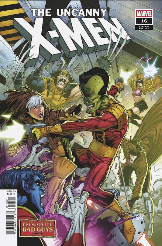 UNCANNY X-MEN #16 NETHO DIAZ BRING ON THE BAD GUYS VARIANT - Image